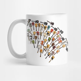 Guitar Wings with Feathers Up Mug